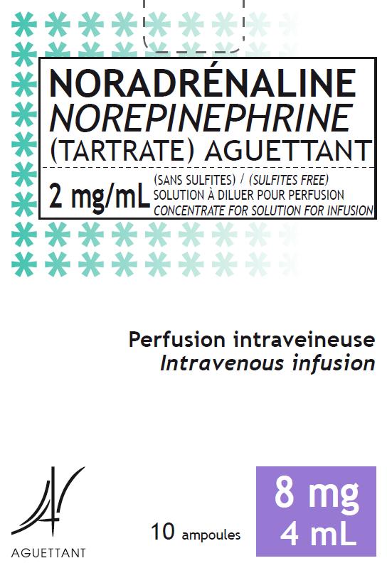 Noradrénaline Aguettant 8mg²